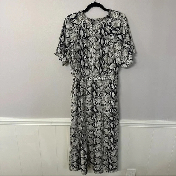 Sign Here Signature Clothing The Lucy Dress Snakeskin Maxi Size L GUC - Picture 10 of 10